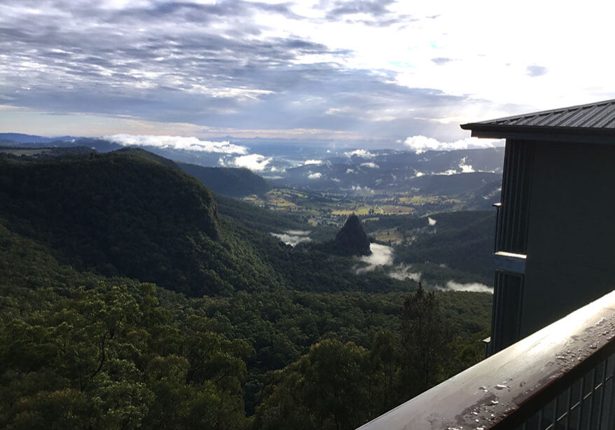 Image of valley from balcony 303A